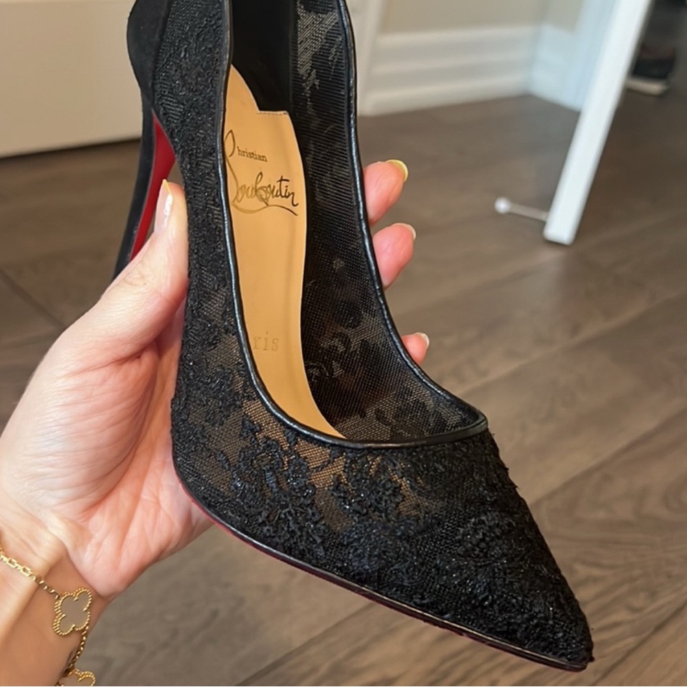 Authentic Louboutin Lace Pigalles